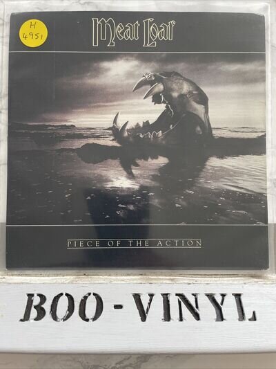 MEAT LOAF - Piece Of The Action - 1985 UK injection moulded vinyl 7" single EX