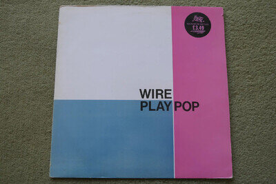 WIRE – WIRE PLAY POP LP – Nr MINT UK 1986 ORIG POST PUNK