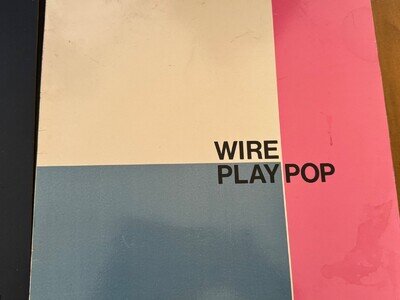 Wire - 'Wire-Play Pop' Original Vinyl Release 1986 Pink Record Label