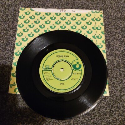 WIRE: Outdoor Miner/45RPM/7in Single/Harvest Sleeve