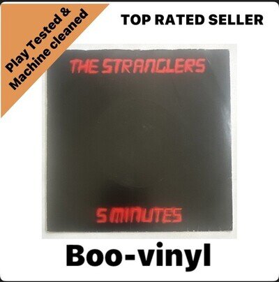 The Stranglers - 5 minutes / Rok It To The Moon - 7" Vinyl single Punk EX / VG