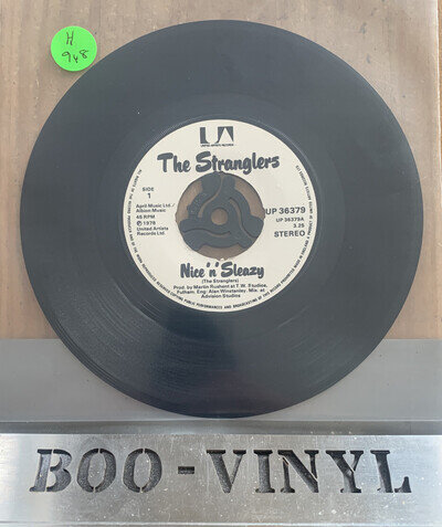 The Stranglers – Nice 'n' Sleazy Original 1978 7” Vinyl Single  Ex
