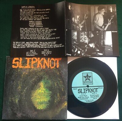 SLIPKNOT Slipknot EP ~ 1989 Revelation Punk 7" 45 w/ insert.