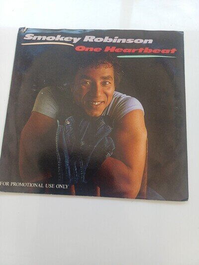 Smokey Robinson- One Heartbeat 7" Ex USA Import Promo