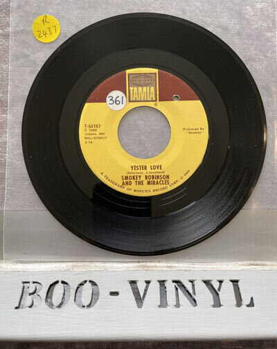 SMOKEY ROBINSON & THE MIRACLES - YESTER LOVE / MUCH BETTER OFF TAMLA 54167 EX