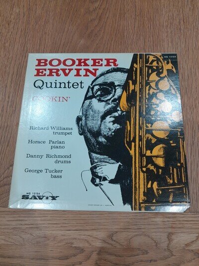 BOOKER ERVIN ' Quintet' COOKIN LP Vinyl , SAVOY MG - 12154 Jazz LP