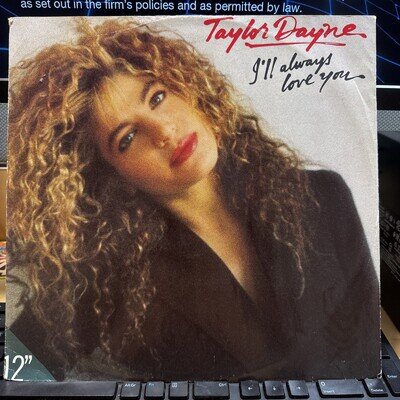 Taylor Dayne I'll Always Love You 12" Arista 611536 1988 12 inch