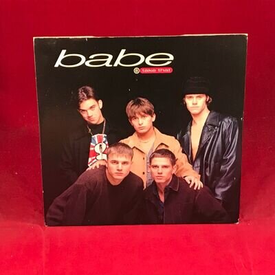 TAKE THAT Babe 1993 UK 7" vinyl single Return Remix All I Want Is You original