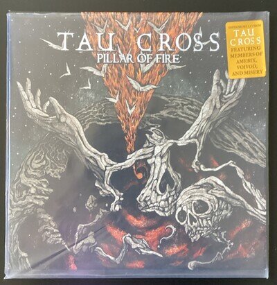 Tau Cross Pillars Of Fire Double 12” Vinyl LP With Insert Amebix Voivod Misery