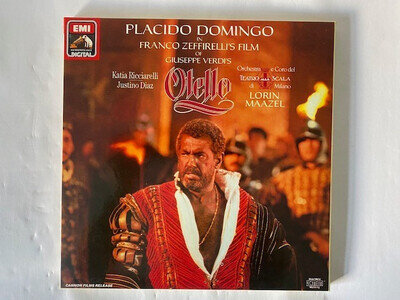 Verdi Otello Domingo Placido Katia Ricciareli Lorin Maazel 2 LP Box Set Vinyl