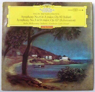 Lorin Maazel Mendelssohn Bartholdy LP Deutsch Grammophon SLPM138684 EX/EX 196...