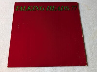 TALKING HEADS - TALKING HEADS: 77 (EU RELEASE - LYRIC INNER SLEEVE - VG/VG+)