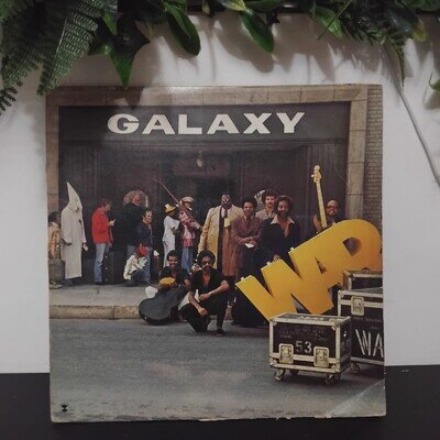 WAR galaxy VINYL LP 1977 U.S ORIGINAL SOUL FUNK play tested (L
