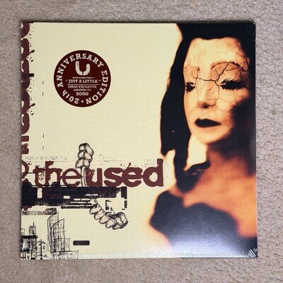 The Used - Self Titled 20th Anniv. 2xLP Vinyl Milky Clear Ox Blood Splatter NEW