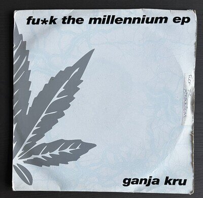 Ganja Kru – Fu*k The Millennium EP 3 x 12 in Drum and Bass Vinyl USED