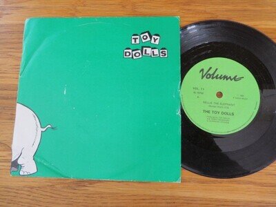 THE TOY DOLLS ~ NELLIE THE ELEPHANT - UK PUNK ROCK PICTURE SLEEVE 7"