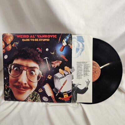 Weird Al Yankovic Dare to Be Stupid 1985 Used Vinyl LP Record FZ 40033"