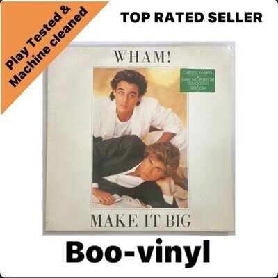 Wham! ~ Make It Big ~ Lp Vinyl Record Dutch Issue EX / VG+