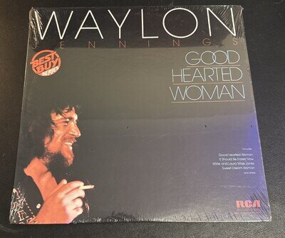 WAYLON JENNINGS 'Good hearted woman' original US vinyl LP country SEALED