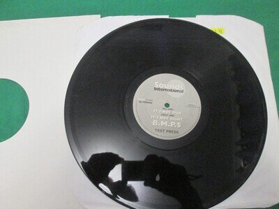 WHITNEY HOUSTON ?? - IT'S NOT RIGHT DUB - BMPS TEST PRESS - VINYL 12 INCH SINGLE
