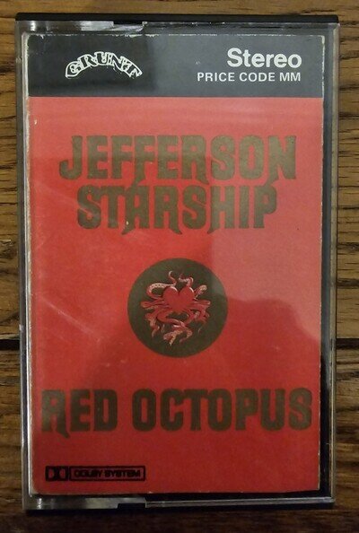 Jefferson Starship - Red Octopus Audio tape LP 1975 Vintage RARE