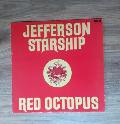 Jefferson Starship Red Octopus Vinyl Record 1981 Re Issue FTR 2002 Vg+/Vg