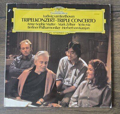 ZELTSER MUTTER YO-YO MA BEETHOVEN: TRIP DG MG1257 Japan VINYL LP NM VG+