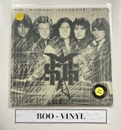 The Michael Schenker Group MSG Vinyl LP Chrysalis CHR 1336 1981 Embossed EX/EX