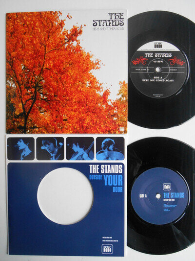 THE STANDS Bundle of 2 x 7" - Here She Comes Again (Signed) & Outside Your Door