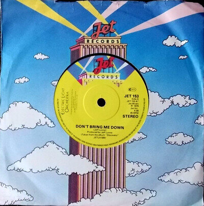 Electric Light Orchestra Don't Bring Me Down 7" Vinyl UK 1979 JET 153