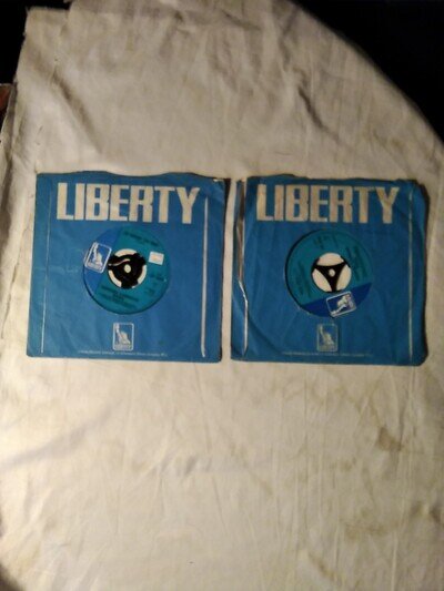 CREEDENCE CLEARWATER REVIVAL 2 X7 INCH VINYL SINGLES LIBERTY 1960s BOTH LISTED