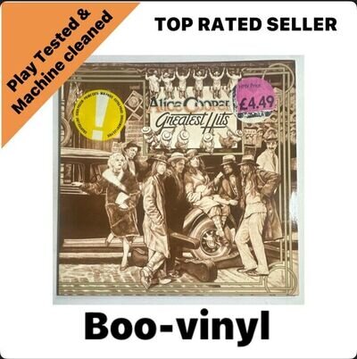 Alice Cooper Alice Cooper's Greatest Hits LP Vinyl Record K56043 - EX/EX