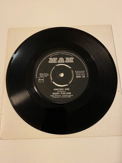 GILBERT O'SULLIVAN-CHRISTMAS SONG 7" VINYL SINGLE RECORD 1974!