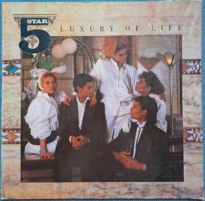 5 * FIVE STAR - LUXURY OF LIFE - 12" VINYL ALBUM LP RECORD & INNER VG