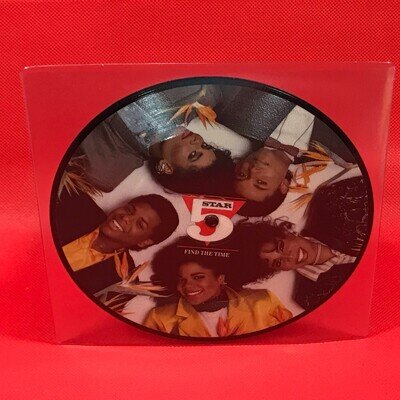 FIVE STAR Find The Time 1986 UK 7" vinyl Picture Disc single 45 record
