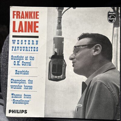 FRANKIE LAINE - Western Favourites 7" EP - BBE. 12447 - 1961 UK