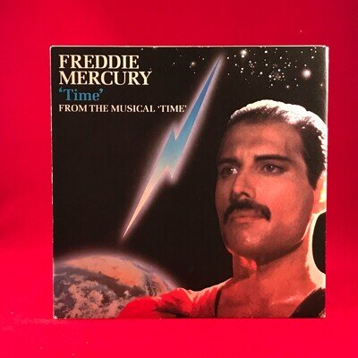 FREDDIE MERCURY Time 1986 UK 7" vinyl Single + INNER original musical 45 C