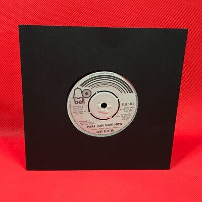 GARY GLITTER Papa Oom Mow Mow - 1975 UK 7" vinyl single 45 record original ooh