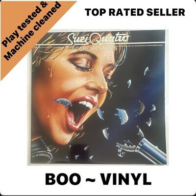 Suzi Quatro Greatest Hits 1980 UK Vinyl LP Record NM / EX Condition