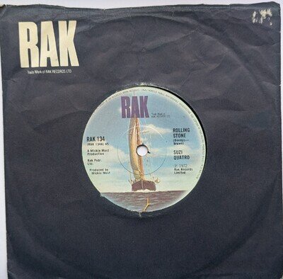 Suzi Quatro - Rolling Stone UK - 7" Vinyl