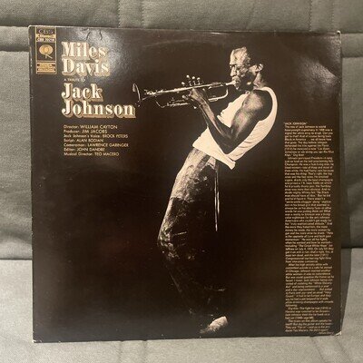 Miles Davis a Tribute to Jack Johnson 1970 Vinyl, New