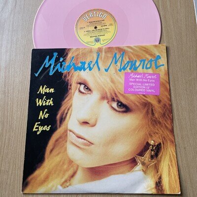 Michael Monroe-Man With No Eyes-12” pink picture pic cover vinyl disc-limited