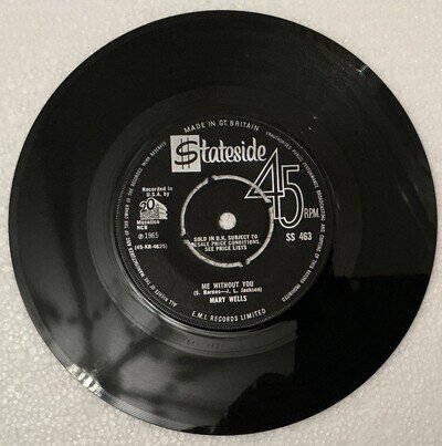 Mary Wells - Me Without You / I'm Sorry - UK Stateside SS463
