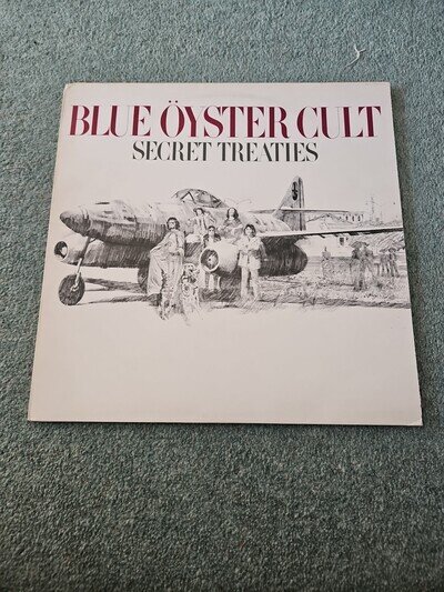 Blue Oyster Cult Secret Treaties Vinyl LP CBS 80103 (1974)