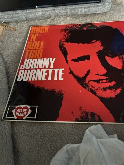 JOHNNY BURNETTE LP ROCK 'N' ROLL TRIO- ACE OF HEARTS RECORDS