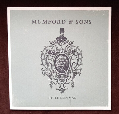 MUMFORD & SONS LITTLE LION MAN 7" VINYL SINGLE LIMITED ED. 2716 2009 EX+