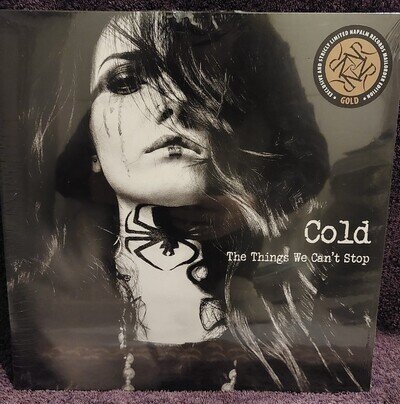 Cold The things we can't stop very rare gold vinyl mailorder edition metal nu