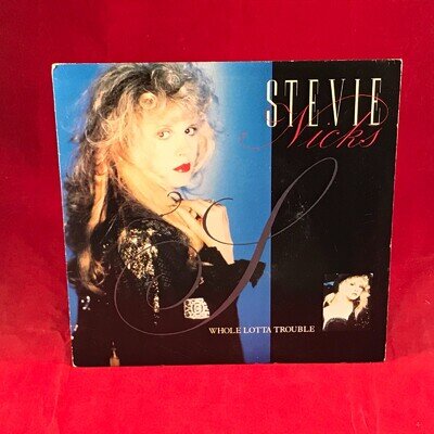 STEVIE NICKS Whole Lotta Trouble 1989 UK 7" vinyl single 45 Fleetwood Mac