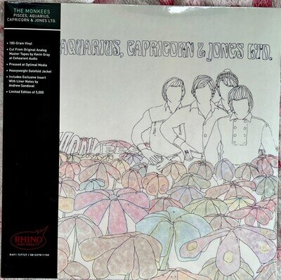 MONKEES RHINO HIGH FIDELITY LTD/ED NO’d 180g LP PISCES AQUARIUS CAPRICORN SEALED