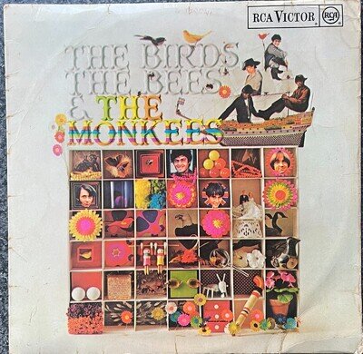 The Monkees The Birds The Bees 1968 Uk Rca Vinyl LP Rd 7948 Black Label